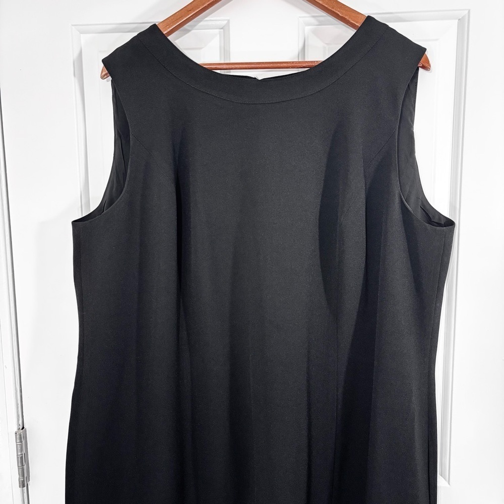 Kasper black shift dress - Picture 2 of 4